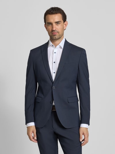 s.Oliver BLACK LABEL Marynarka garniturowa o kroju slim fit z dodatkiem wiskozy Ciemnoniebieski 4