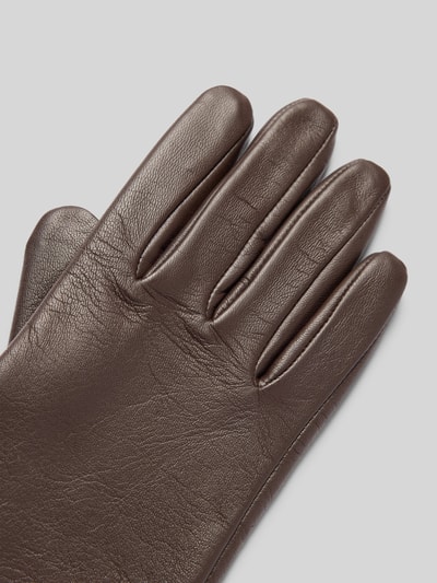 Roeckl Handschuhe aus echtem Leder Mittelbraun 3