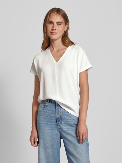 Someday Blusenshirt mit V-Ausschnitt Modell 'Ketira' Beige 4