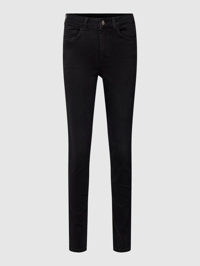 Liu Jo White Skinny Fit Jeans mit Kontrastnähten Black 2