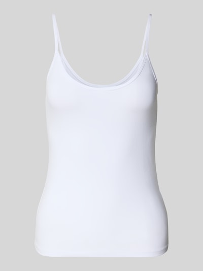 Gina Tricot Trägertop mit Rundhalsausschnitt Weiss 2