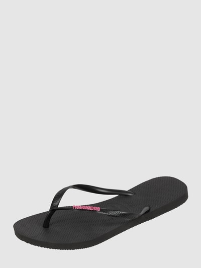 Havaianas Zehentrenner mit Logo  Black 1