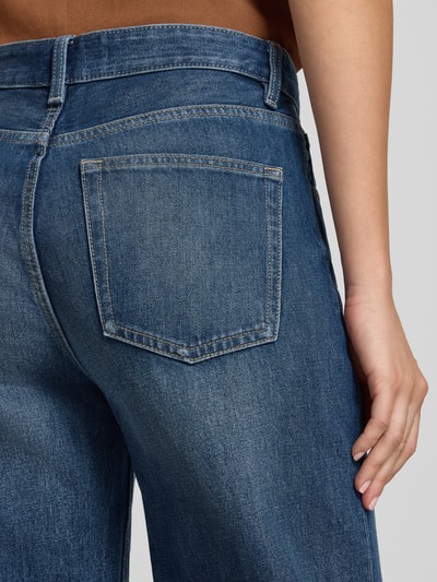 MANGO Straight Fit Jeans im 5-Pocket-Design Modell 'MIAMI' Jeansblau 3