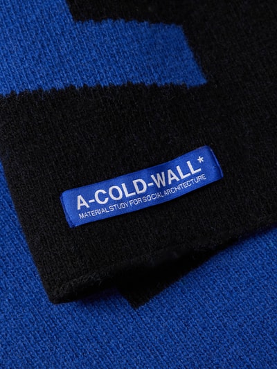 A-COLD-WALL Schal mit Label-Detail Dunkelblau 3