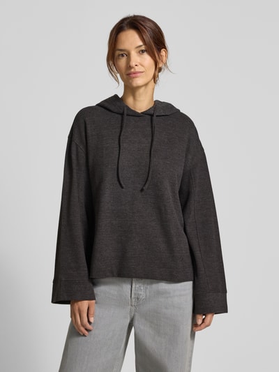 Jake*s Casual Hoodie Schoko Melange 4