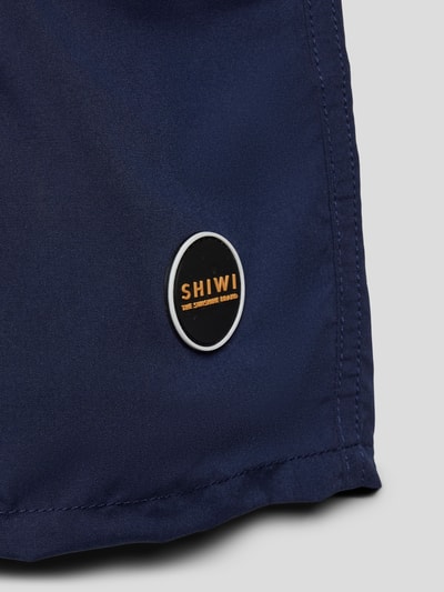 Shiwi Zwembroek met labelpatch, model 'MIKE' Blauw - 2