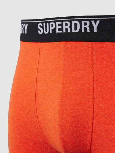 Superdry Boxershort met elastische band in een set van 3 stuks Oranje - 2