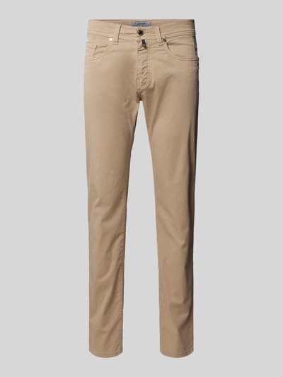 Pierre Cardin Tapered Fit Chino im 5-Pocket-Design Modell 'Lyon' Beige 1