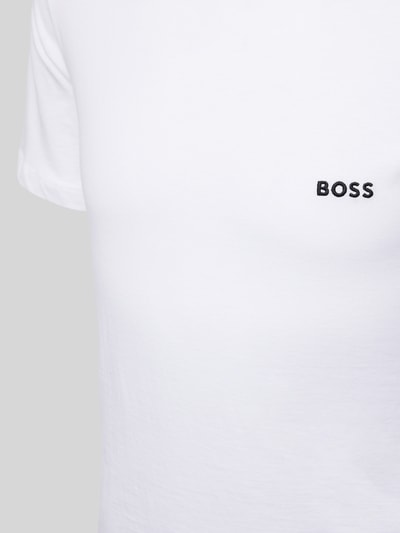 BOSS T-Shirt mit Label-Stitching Modell 'Classic' im 3er-Pack Oliv 2