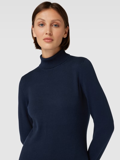 Montego Strickpullover mit Stehkragen Dunkelblau 3