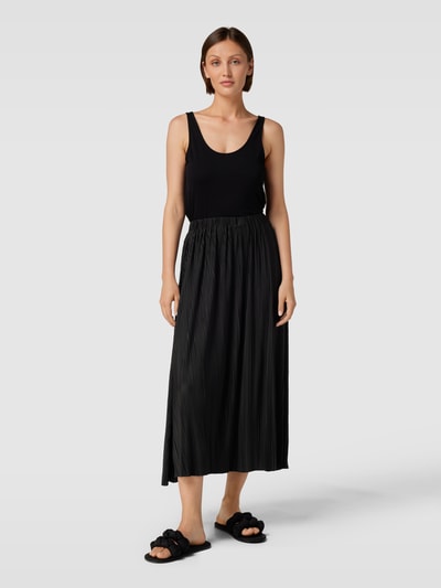 Selected Femme Spódnica midi z plisami model ‘SIMSA’ Czarny 1