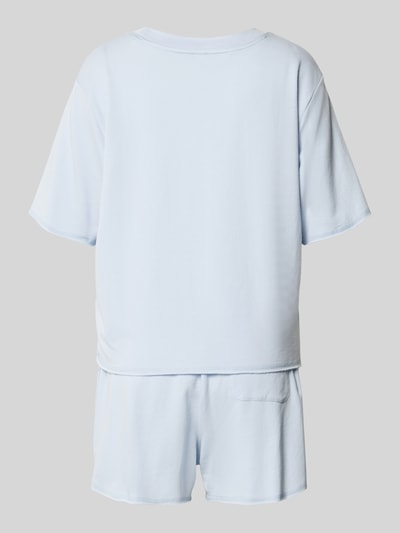 Polo Ralph Lauren Regular Fit Pyjama aus Baumwoll-Mix Hellblau 3