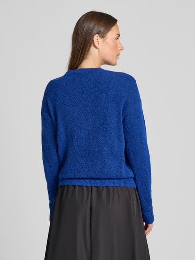 MSCH Copenhagen Gebreide pullover met ronde hals, model 'Festina Hope' Koningsblauw - 5