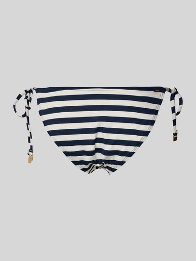 Produktfoto, Bikini-Slip mit seitlicher Schnürung Modell 'YADBOR' von Barts, Damen, Material-Mix mit Stretch-Anteil, Streifenmuster, körpernahe Passform
