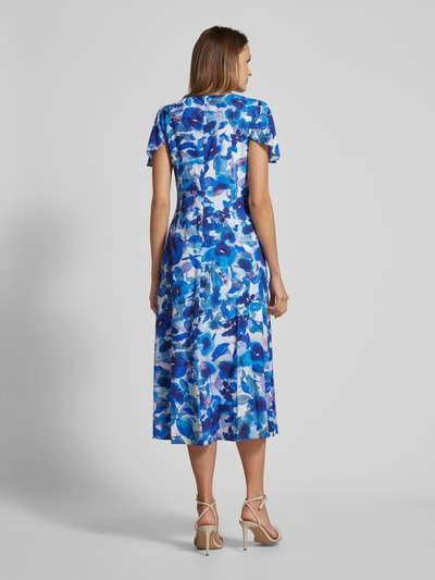 Adrianna Papell Midi-jurk met V-hals Blauw - 5