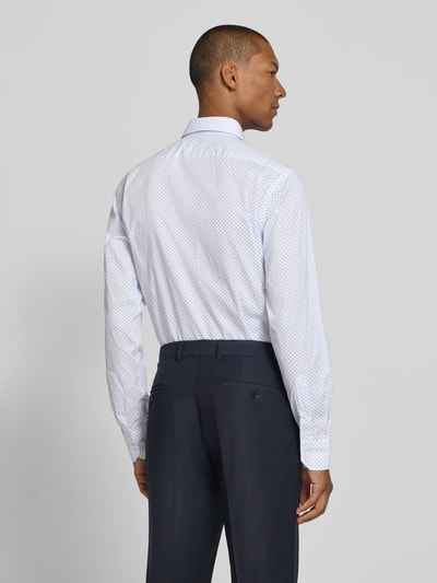 BOSS Regular fit zakelijk overhemd van katoenmix model 'Joe' Bleu - 5