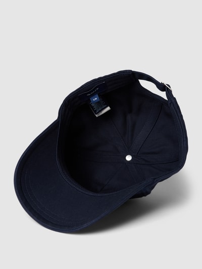 Gant Baseballpet met labelstitching Marineblauw - 2