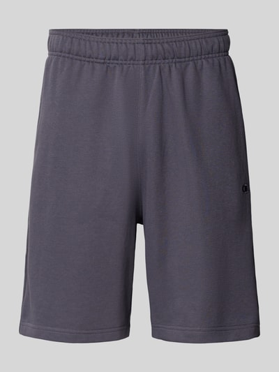 CHAMPION Relaxed fit sweatbermuda met logostitching, model 'ICONS' Antraciet - 2