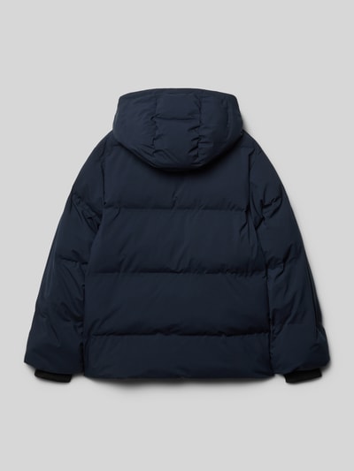 Jack & Jones Regular fit gewatteerd jack met capuchon, model 'Kaito' Marineblauw - 3