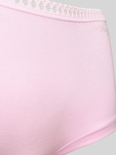 Sloggi Slip met logoprint in een set van 3 stuks, model 'Crush' Roze - 2