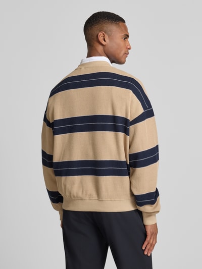GUESS sweatshirt met labelstitching Beige - 5