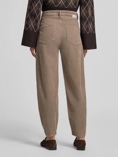 GANG Balloon fit corduroy broek van katoenmix model '94VIA' Beige - 5