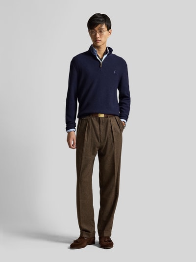 Polo Ralph Lauren Pullover aus Wolle mit Troyerkragen Marine 1