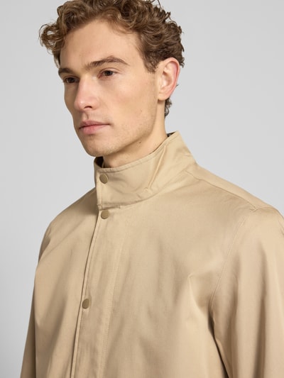 Barbour Kurtka funkcyjna w kroju regular fit z zamkiem błyskawicznym dwustronnym Kamienny 3