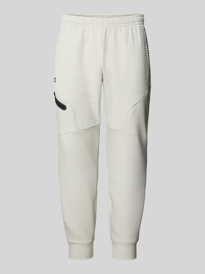 Under Armour Relaxed Fit Sweatpants mit Reißverschlusstasche Offwhite 2