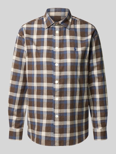 Polo Ralph Lauren Regular Fit Freizeithemd aus reiner Baumwolle Hellbraun 2