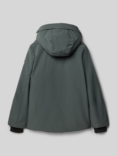 CARS JEANS Kurtka pikowana z kapturem model ‘Harwick’ Ciemnozielony 3