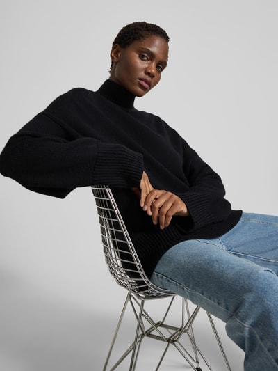 Juvia Oversized Pullover mit Kaschmir-Anteil Black 3