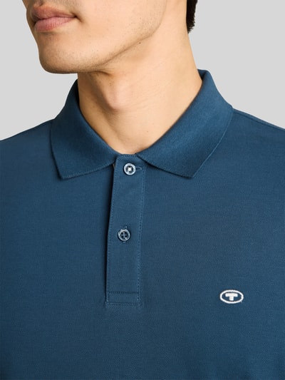 Tom Tailor Koszulka polo z czystej bawełny o kroju regular fit Ciemnoniebieski 3