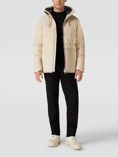 Barbour Gewatteerd jack met labelstitching, model 'KNOTTS' Offwhite - 1