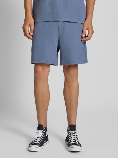 Tommy Jeans Relaxed fit sweatshort met structuurmotief Jeansblauw - 4