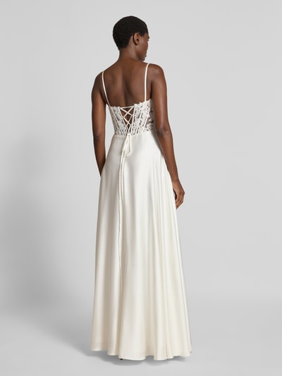 Mascara Bruidsjurk met hartvormige hals Wit - 5