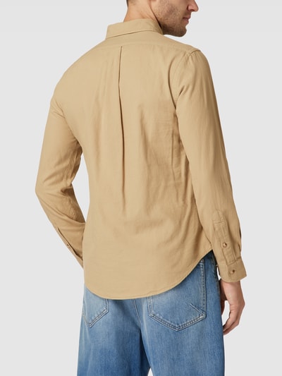 Polo Ralph Lauren Slim fit vrijetijdsoverhemd met button-downkraag Beige - 5