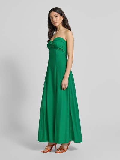 Essentiel Antwerp Maxi-jurk met knoopdetail, model 'Heorgia' Groen - 1