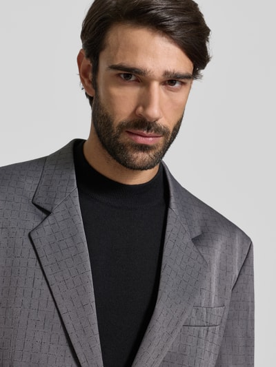HUGO Relaxed Fit Sakko aus Schurwoll-Mix Modell 'KARLO243X' Mittelgrau 3