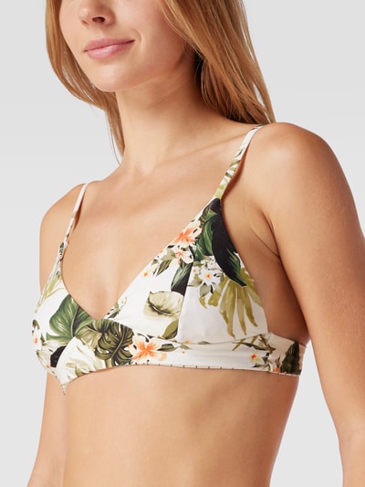 Rip Curl Bikinitop met all-over bloemenmotief Offwhite - 3