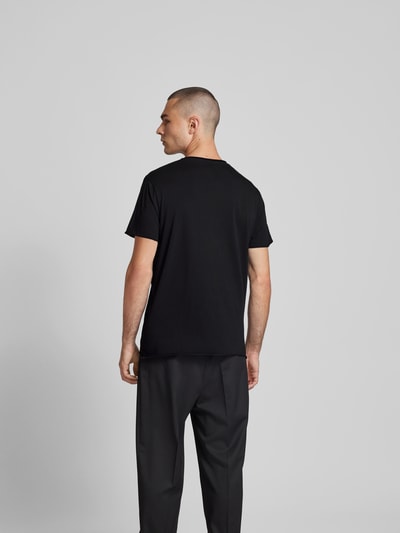 Filippa K T-Shirt mit Rundhalsausschnitt Black 5