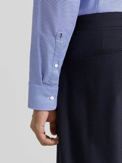 Seidensticker Slim Fit Businesshemd aus reiner Baumwolle Bleu 3