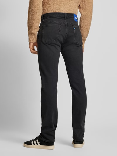 Hugo Blue Regular Fit Jeans im 5-Pocket-Design Modell 'Ash' Dunkelgrau 5