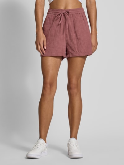 Only Regular Fit Shorts aus reiner Baumwolle Mauve 4
