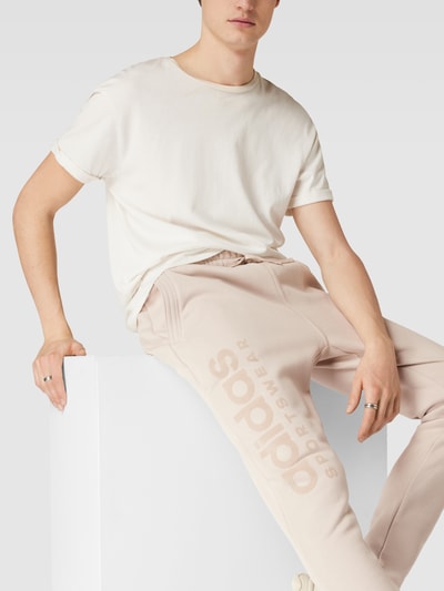 ADIDAS SPORTSWEAR Sweatpants met labeldetails, model 'M CAPS PT' Hazelnoot - 3