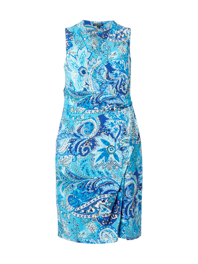 Lauren Ralph Lauren PLUS SIZE - Kleid mit Mustermix Blau 2