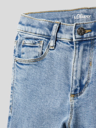 s.Oliver RED LABEL Slim fit jeans in 5-pocketmodel Blauw - 2
