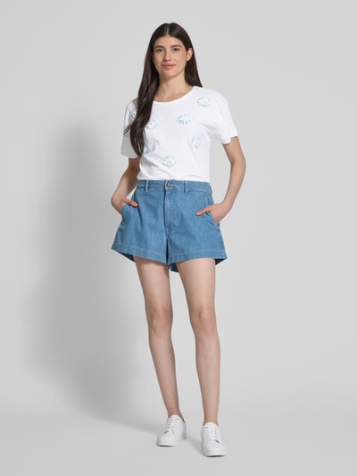 MORE & MORE T-Shirt mit Label-Details Offwhite 1