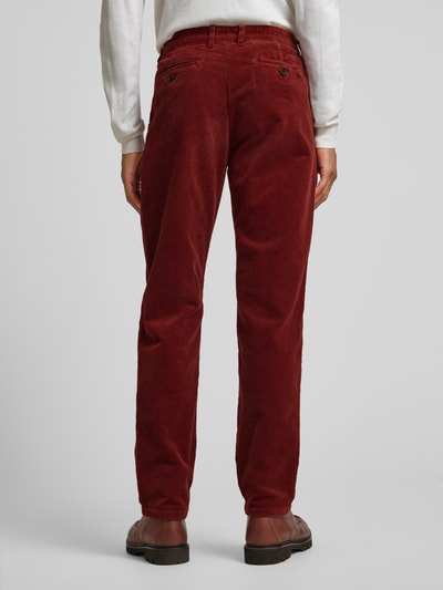 Christian Berg Men Corduroy broek met steekzakken Bordeaux - 5