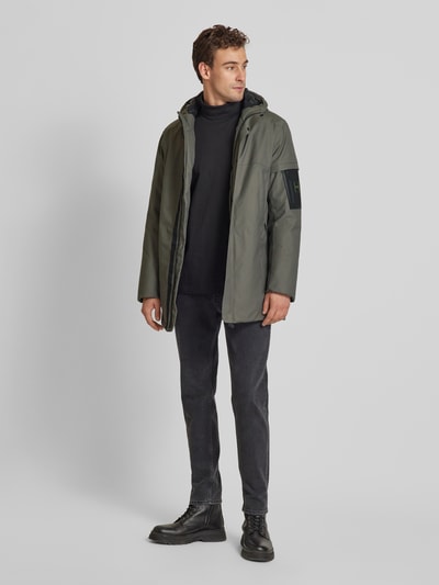 BOSS Green Parka mit Kapuze Modell 'Terra' Graphit 1